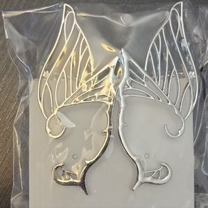 ❗️SOLD❗️Silver Elf Ear Earrings